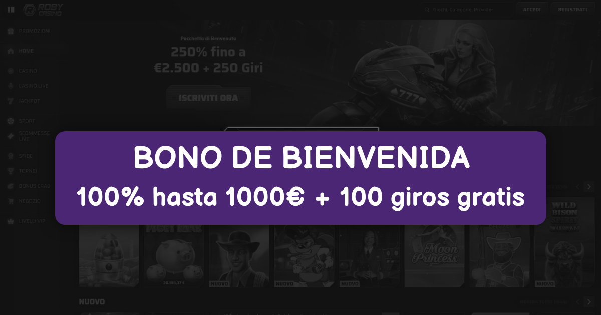 Robycasino Casino banner